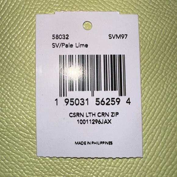 Coach Pale Lime Green Wristlet ~ New with Tags ~ 58032 - Picture 5 of 8